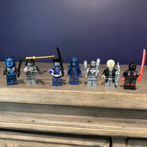 Lot Of Lego Ninjango Mini figures- Villains Weapons