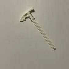 LEGO Bionicle Weapon Long Axle Ice Axe 40582 White - Nice Condition