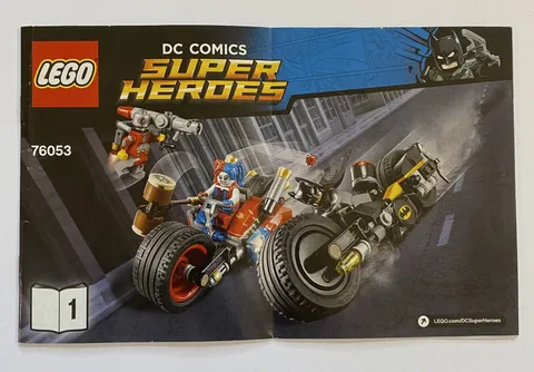 LEGO DC Comics Super Heroes: Batman: Gotham City Cycle Chase (76053).   NO BOX.