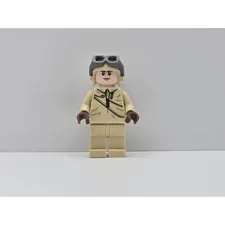 LEGO Indiana Jones Fighter Pilot Minifigure iaj048 Authentic New