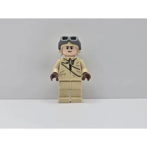 LEGO Indiana Jones Fighter Pilot Minifigure iaj048 Authentic New