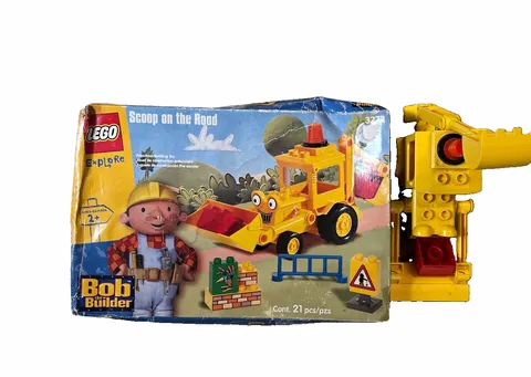 LEGO Explore Bob the Builder Scoop on the Road 3272 Vintage 21pc Box