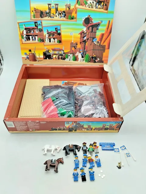 LEGO 6769 Fort Legoredo Western Cowboys Original Box Vintage 6755 6761 Wild West