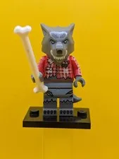 Wolf Guy col14-1 Series 14 (Complete Set with Stand and Accessories) Cmf Lego Mi