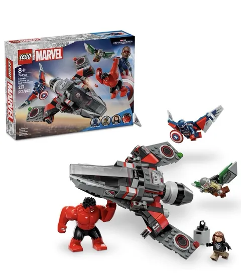 LEGO Super Heroes: Captain America Vs. Red Hulk Battle (76292)