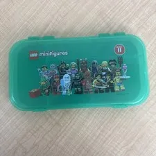 Lego Minifigures Plastic Storage Case Green Series 11 Minifig Minifigure Bin