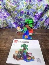 LEGO Minecraft: The Swamp Adventure (21240) 64pcs Alex Zombie MISSING SLIME HEAD