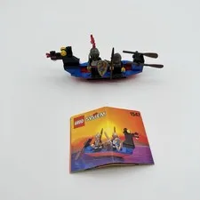 LEGO Castle: Black Knights Boat (1547) - w/ Instructions 1993 System
