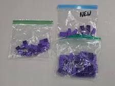 Lego Qty 51 - Dark Purple Bricks - 3001 2x4 / 3002 2x3 / 3001 2x2 MOC