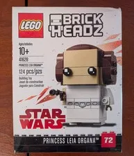 2018 LEGO STAR WARS Brick Headz #41628 Princess Leia Organa New in Box