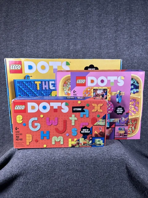 LEGO Dots Bundle of 3 Sets – New Factory Sealed – 41950, 41952, 41956