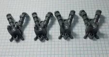 4 Lego Dark Bluish Gray part number 60902 Bionicle Foot Feet Ball Joint
