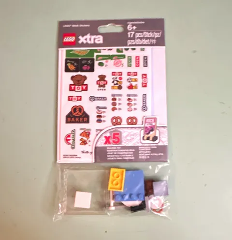 LEGO Xtra Sticker Pack 853921 Polybag 17 Pieces Arts & Crafts 6+