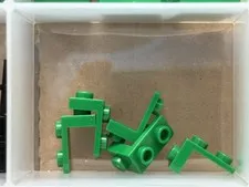 LEGO Parts - Green Bracket 1 x 1 - 1 x 2 - No 79389 - QTY 5