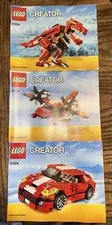 Lego Creator 31024 Instruction Manual Booklet Only Dinosaur Car Helicopter Lot 3