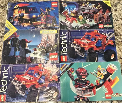 LEGO 1995 LEGOLAND & TECHNIC Illustrated English Catalog Booklet