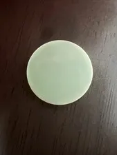 LEGO 67095 Glow In The Dark White Tile, Round 3 x 3 - 1 Piece