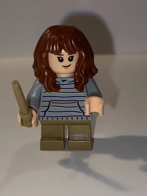 Lego Harry Potter: Hermione Granger Minifigure Hogwarts! Gray Jumper!