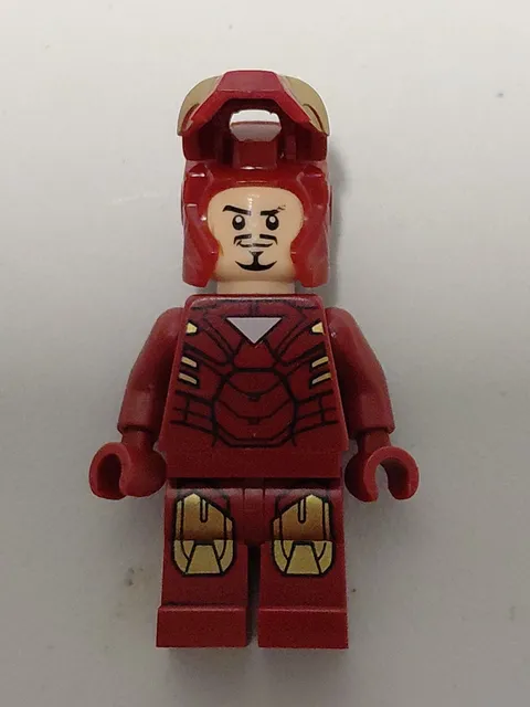 Lego Marvel Comics Minifigure Iron Man - Avengers Tony Stark #50