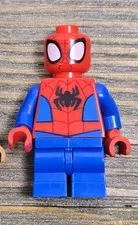 Lego Spiderman Minifigure Spidey Black Spider Logo Sh797 10782
