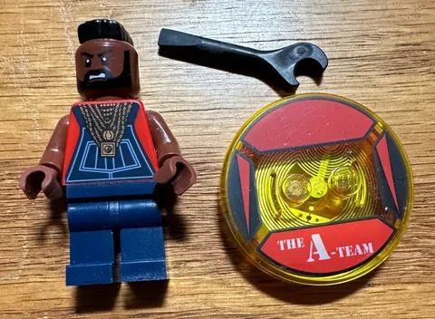 LEGO Dimensions A-Team MR T minifigure with disc