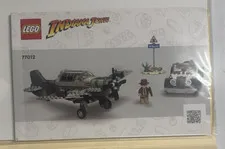 LEGO Indiana Jones Fighter Plane Chase 77012 Instruction Manual ONLY Retired