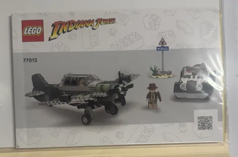 LEGO Indiana Jones Fighter Plane Chase 77012 Instruction Manual ONLY Retired