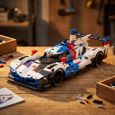 M8 V8 Car Building Blocks Moc Technic 42056 42232 42177 42172 42110 42115 42126 Set