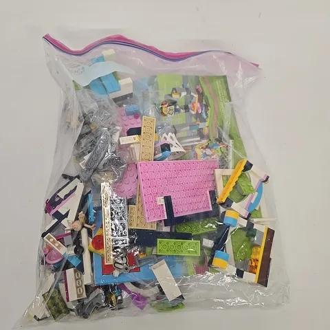 Lot of Mixed Lego Friends plus more Pastel colors With Figures 1 Pound 11 Oz