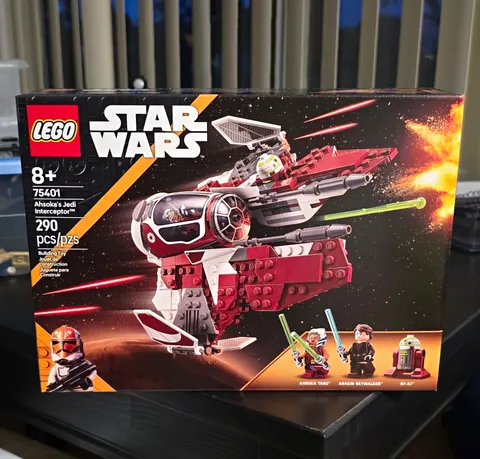 LEGO Star Wars Ahsoka's Jedi Interceptor 75401 Complete Set 290pcs 8+ Retired