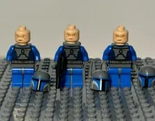 LEGO Star Wars Death Watch Lot x3 No Cracks 1 Jetpack 1 Rangefinder 1 Blaster