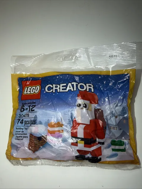 LEGO 30478 Creator SANTA Holiday Christmas Polybag NEW  74 pieces  Ages 6-12