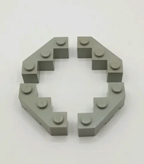 LEGO ® 2462 diagonal brick corner brick old light gray 4483 6079 6278 6081 - 4 pieces
