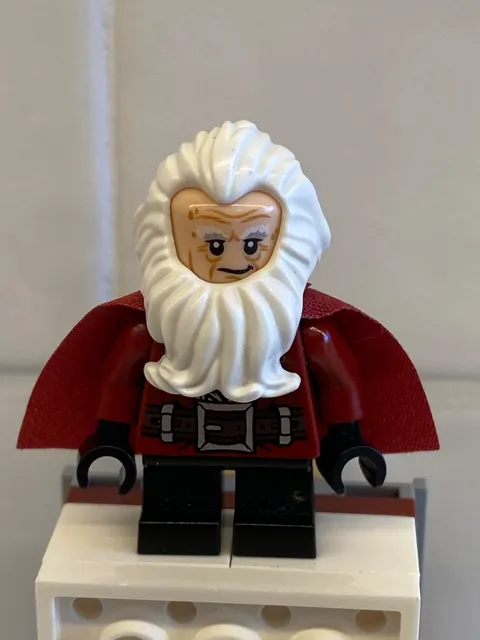 LEGO® Minifigure The Hobbit lor049 Balin the Dwarf! No cracks, Stiff Arms!