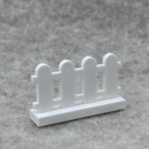 LEGO 33303 White Fence 1 x 4 x 2 Paled (Picket) (x1)