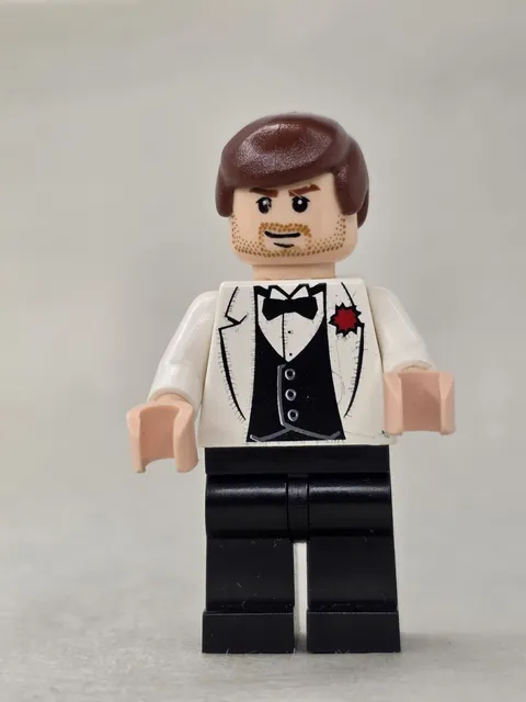 LEGO® Minifigure Indiana Jones iaj024 Indiana Jones White Tuxedo Jacket 3h