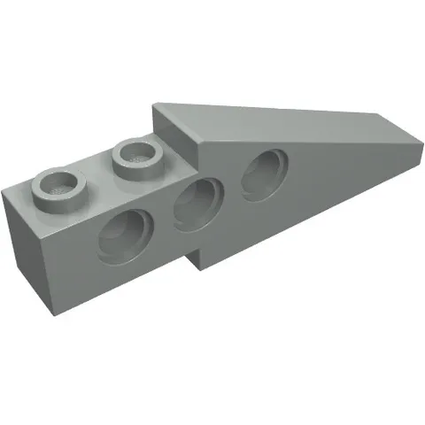 LEGO Part 2744 - Light Gray Technic Slope Long 1 x 6 with 3 Pin Holes