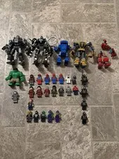 LEGO Marvel Super Heroes Huge Lot Of Minifigures Accessories And Sets Bundle