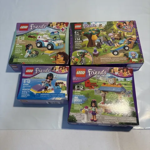 Lego Friends Collection - Lego 41086, 41000, 41363, and 41098 Brand New Sealed