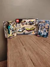 Technic Throwbots (8502, 8507) & LEGO City Police Car/Muscle Car Chase (60415)