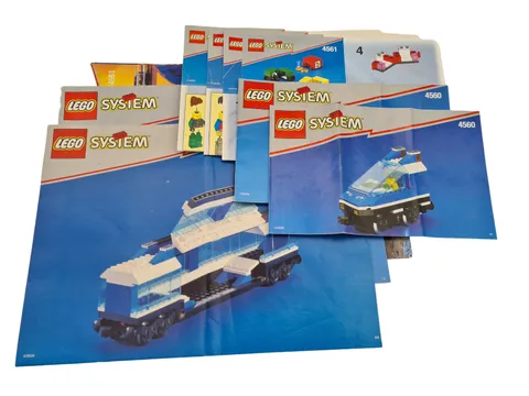 Lego® TRAIN Railway 4560 4561 Instructions Passenger Train Set