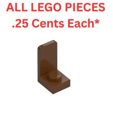 LEGO Bracket 1x1 with 1x2 Plate Up Reddish Brown 73825 - Genuine LEGO Parts