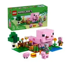 LEGO Minecraft Baby Pig House Playset Minifigures Toy 21268 Ages 7+