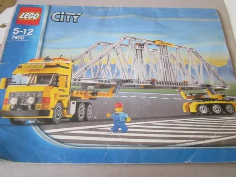 Lego Building Instructions Instruction City 7900 Transporter with Bridge Part 