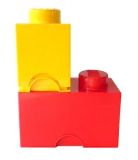 LEGO Storage Bricks Toy Box Red and Yellow