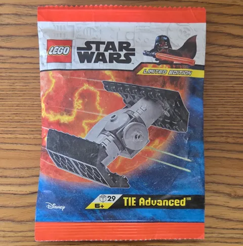 LEGO 912311 TIE Advanced Limited Edition Foil Pack 29 pcs Ages 6+