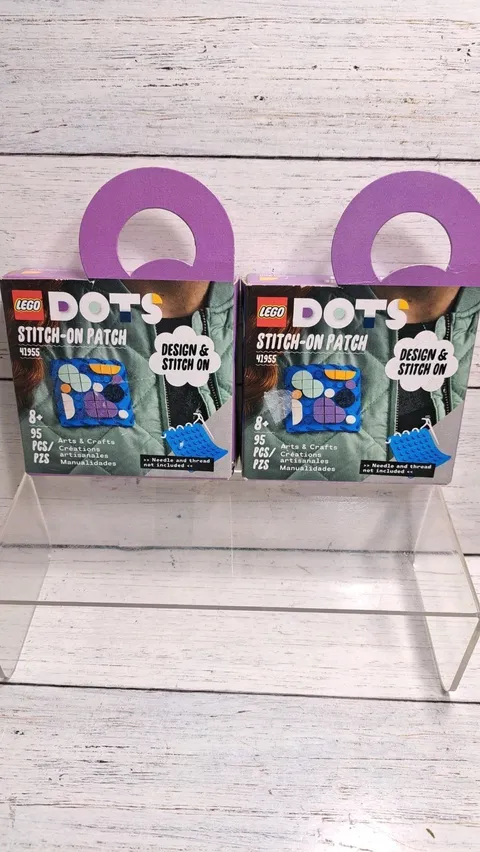 LEGO DOTS Stitch on Patch 41955 DIY Craft Decoration Building Toy Set for Girls,
