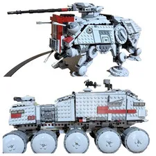 LEGO Star Wars 75337 AT-TE Walker 75151 Clone Turbo Tank without Minifigure