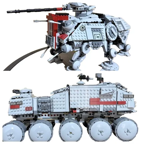 LEGO Star Wars 75337 AT-TE Walker 75151 Clone Turbo Tank without Minifigure