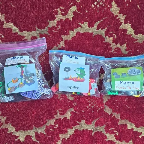 LEGO Super Mario Bulk Parts Lot Polybags Chain Chomp Jungle Encounter Spike 6+